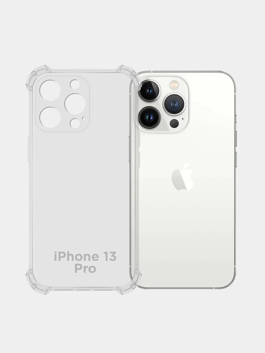 Чехол противоударный прозрачный с усиленными углами для Apple iPhone 11, 13, 13 Pro Max