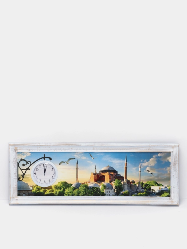 ЧАСЫ НАСТЕННЫЕ КВАРЦЕВЫЕ 94*44 СМ (КОР=5ШТ.) (10216170/170919/0169745/1, ТУРЦИЯ)