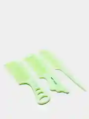 Мятный детская расческа набор для волос и плетения кос, причесок, гребень с хвостиком карманный