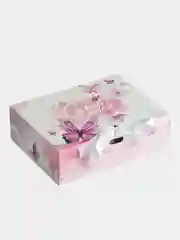 Конфетный подарочная складная коробка 16,5х12,5х5 см, в трех расцветках