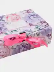 Пастельно-коралловый подарочная складная коробка 16,5х12,5х5 см, в трех расцветках