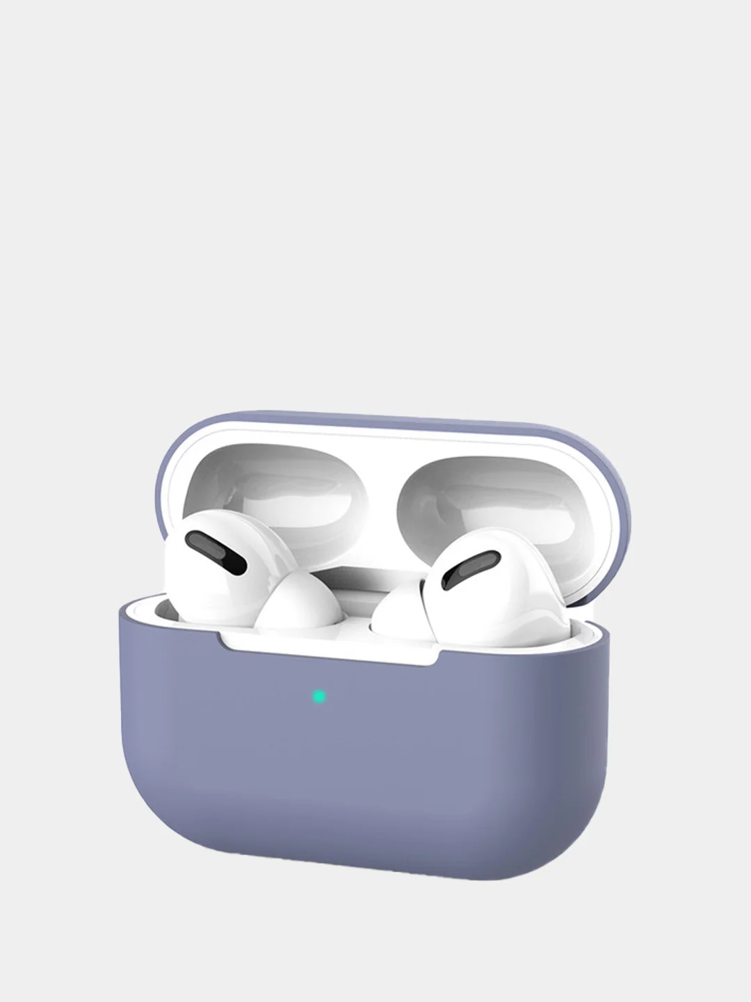 Небесно-голубой силиконовый чехол для наушников Apple AirPods Pro