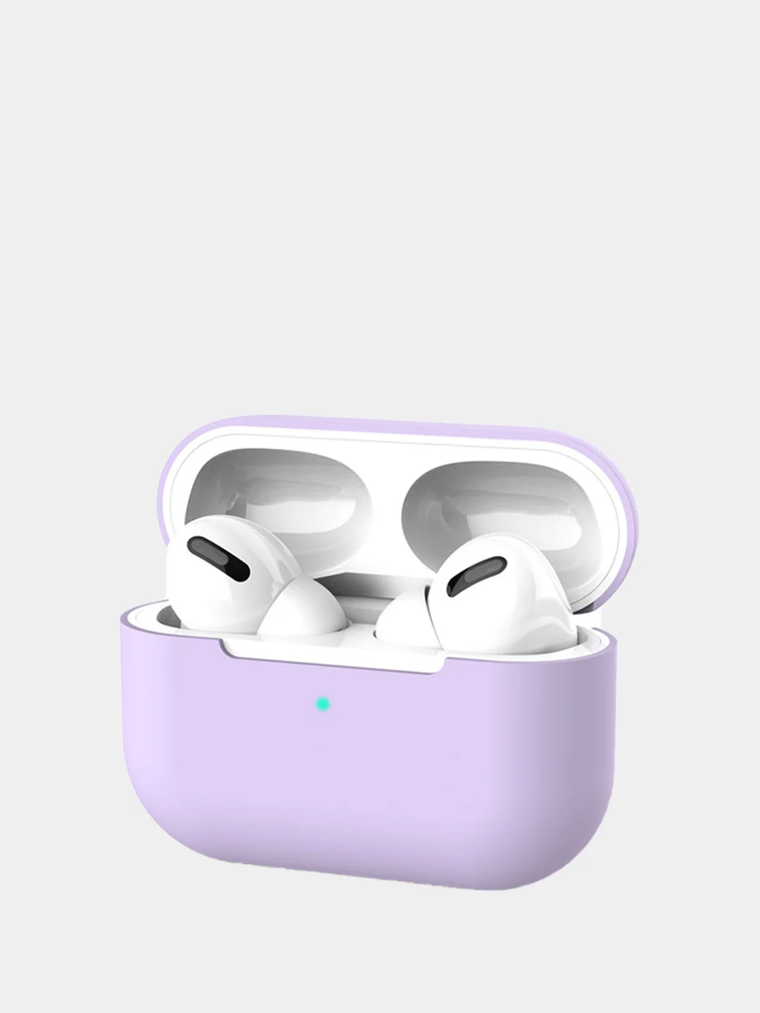 Фиолетовый силиконовый чехол для наушников Apple AirPods Pro
