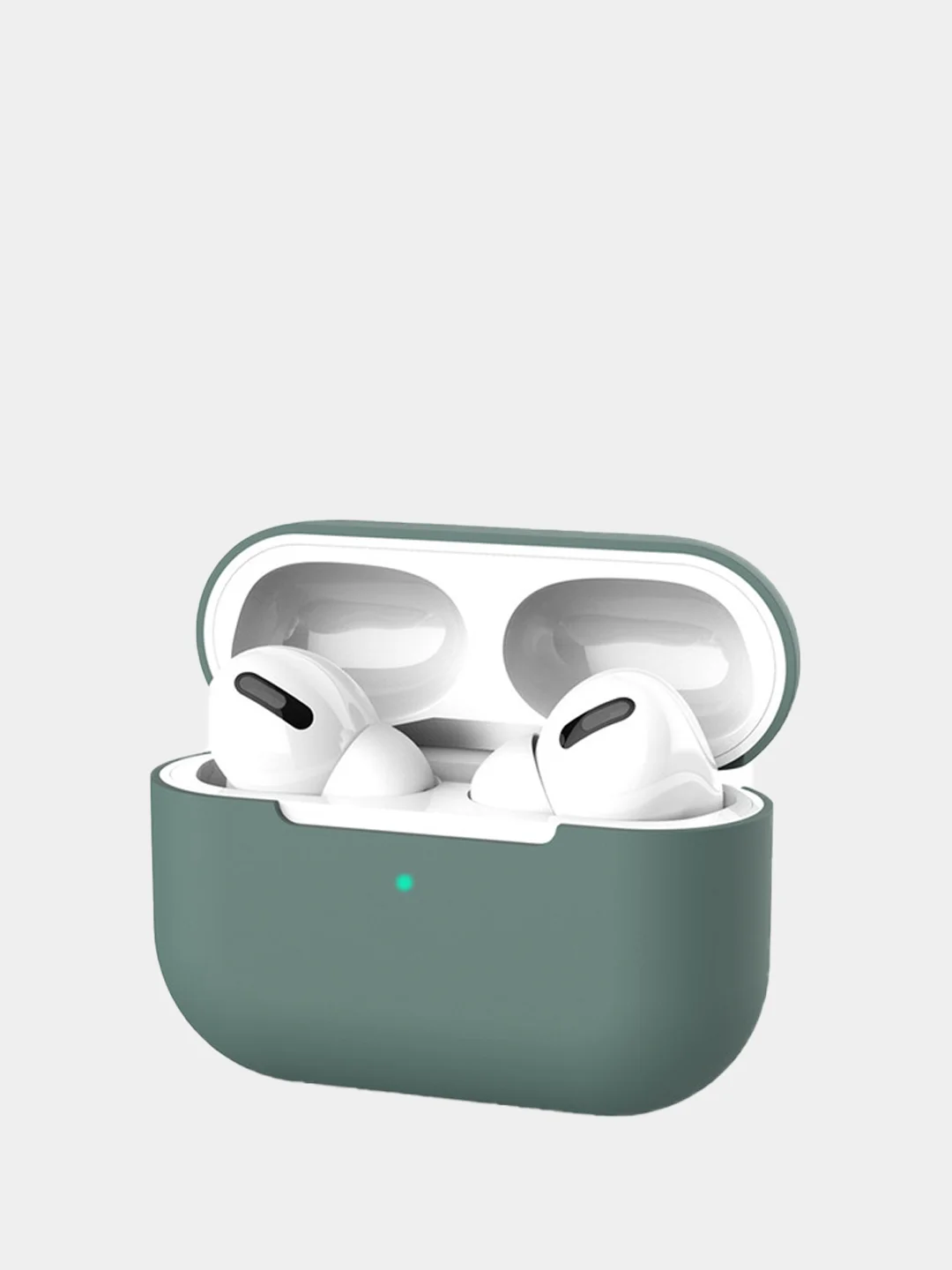 Зеленый силиконовый чехол для наушников Apple AirPods Pro