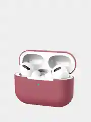 Багровый силиконовый чехол для наушников Apple AirPods Pro