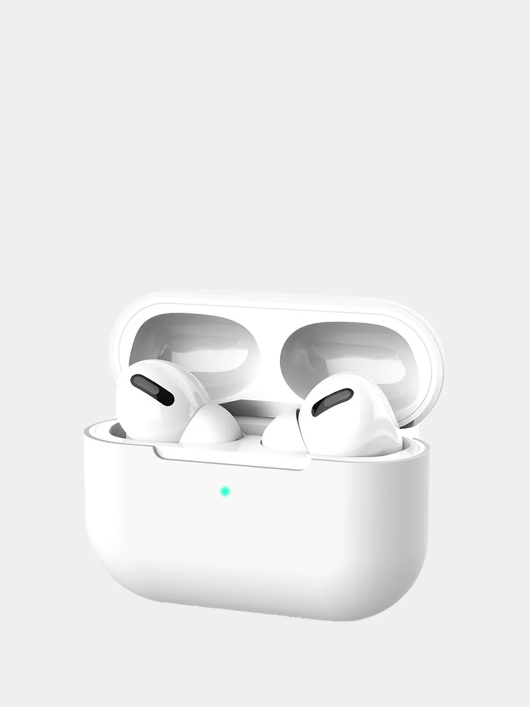 Белый силиконовый чехол для наушников Apple AirPods Pro