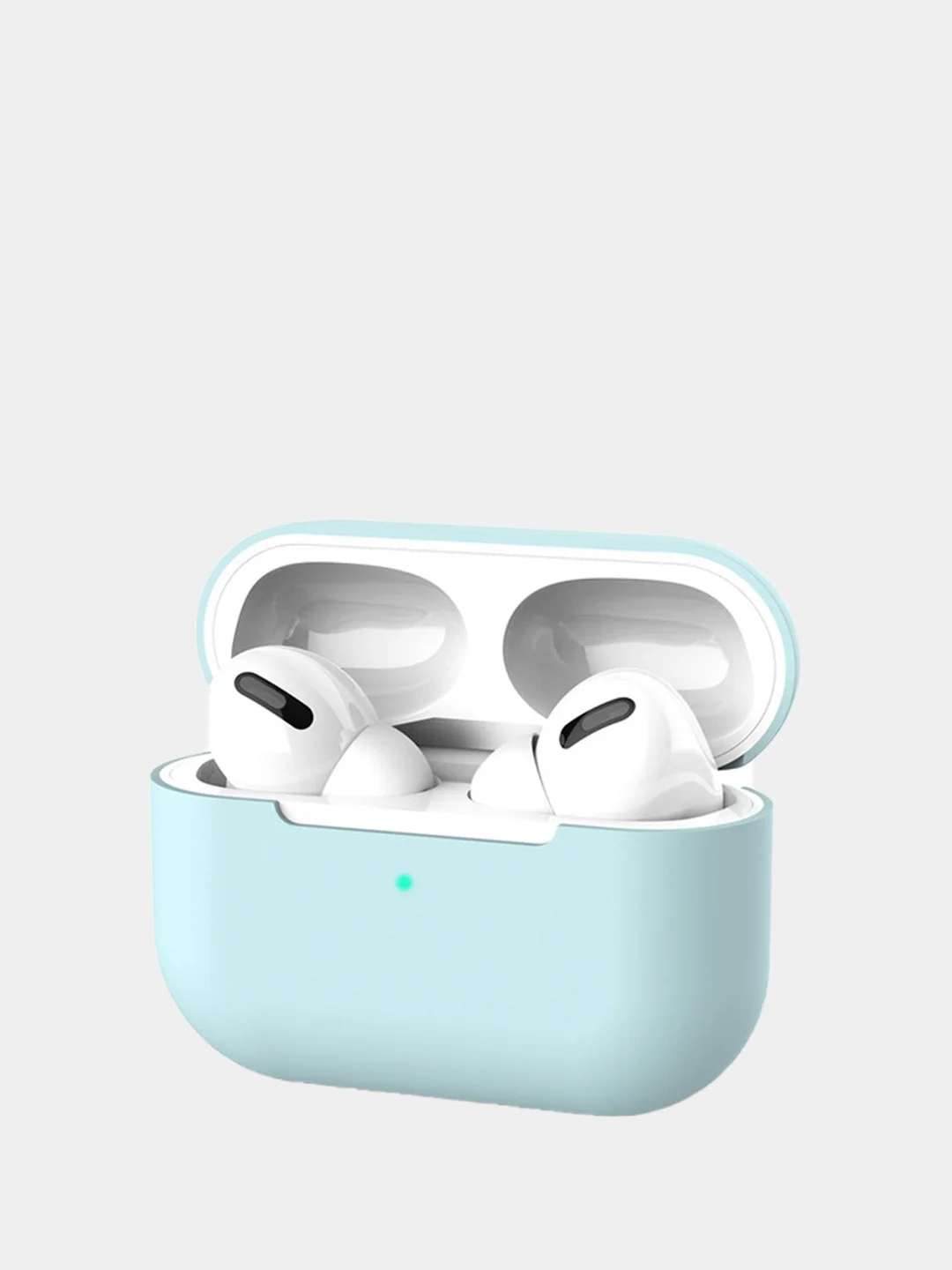 Бирюзовый силиконовый чехол для наушников Apple AirPods Pro
