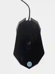 Черный мышь проводная (1600 dpi, оптическая, USB)