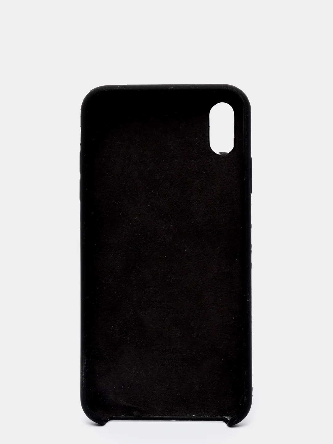 Черный чехол Silicone Case для iPhone Xs Max Apple, силиконовый
