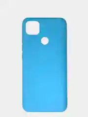 Голубой чехол Xiaomi Redmi 9C / Сяоми Редми 9С силиконовый, цветной, матовый