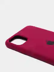 Багровый чехол Silicone Case для iPhone 11 Pro Max