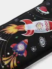 Индиго пенал школьный 3D, с жестким каркасом и 3D рисунком