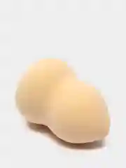 Бежевый спонж для макияжа тыква