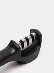 Черный ножеточка тройная Knife Sharpener