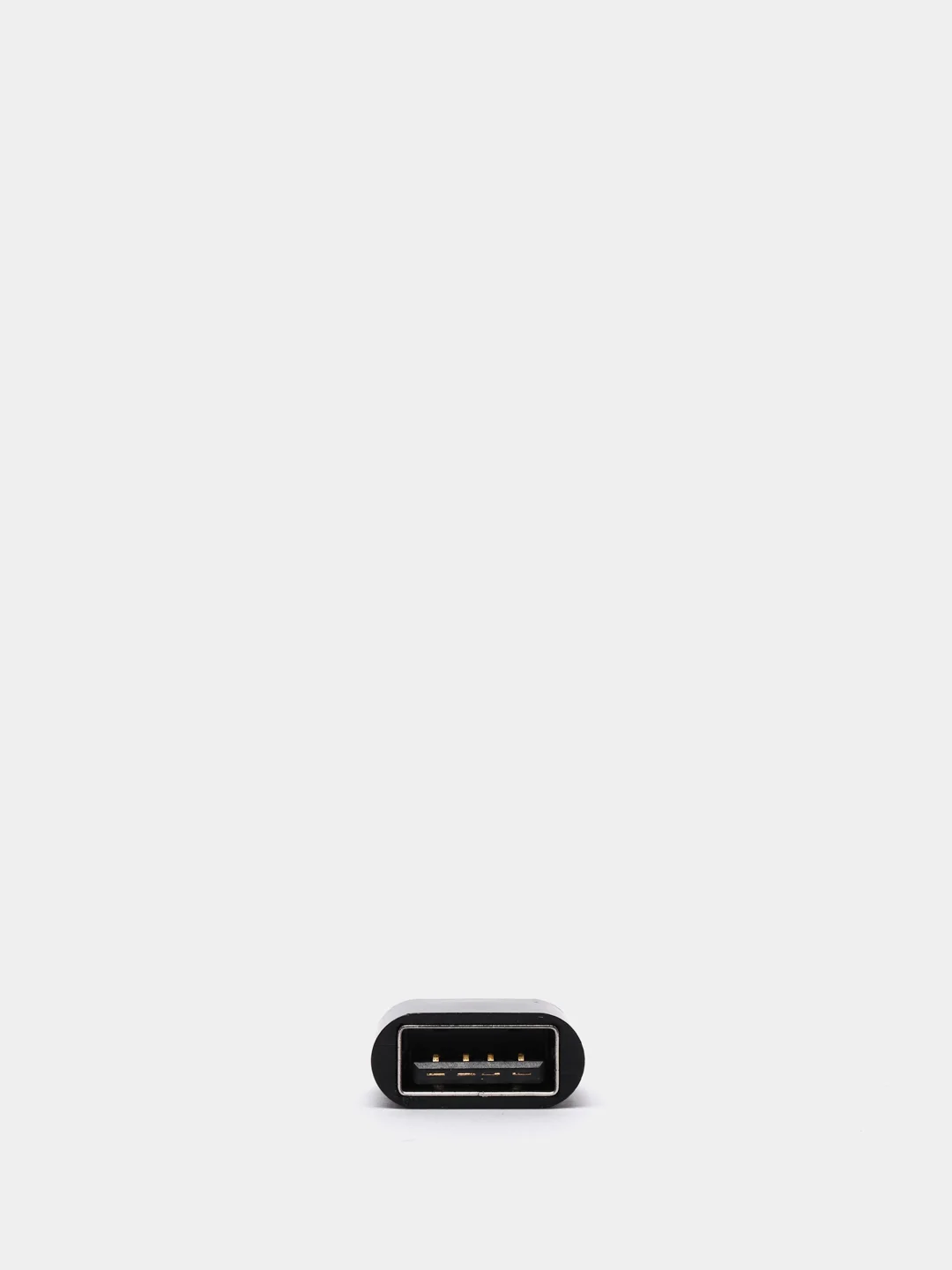 Черный переходник OTG с USB на мiсro-USB