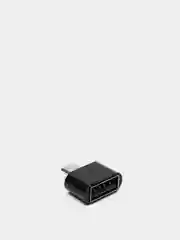 Черный переходник OTG с USB на мiсro-USB