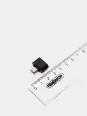 Черный переходник OTG с USB на мiсro-USB
