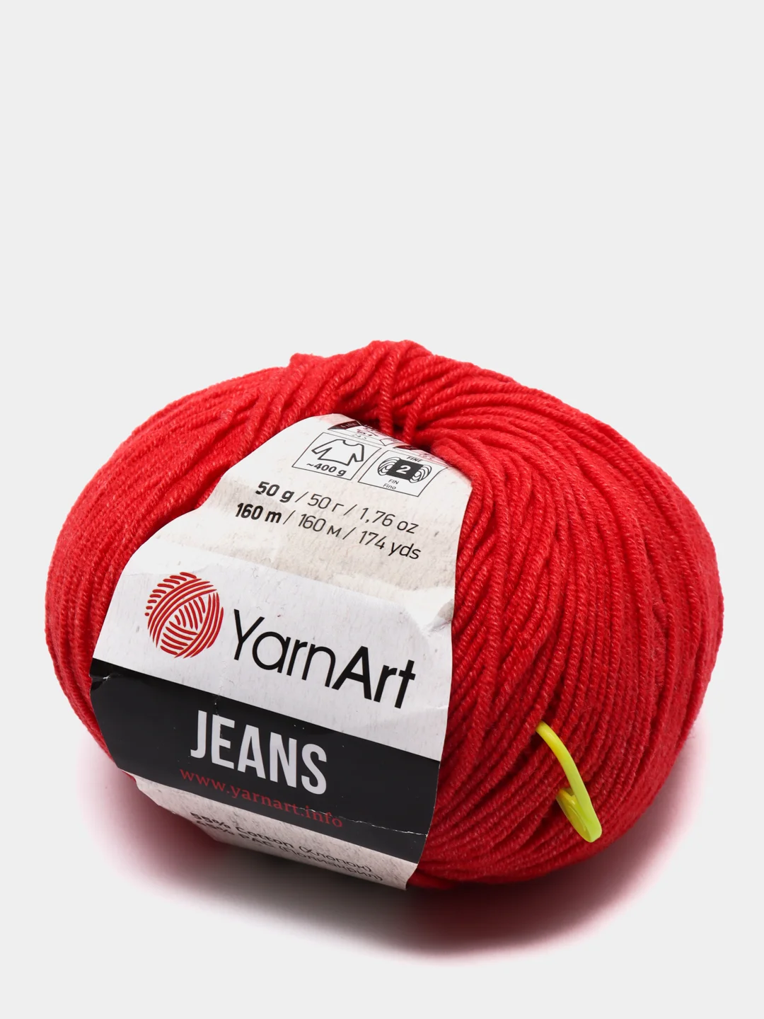 Коралловый меланж пряжа YarnArt Jeans, 55% Хлопок, 45% Акрил, 50 г, 160 м  (часть1) Ярн Арт Джинс