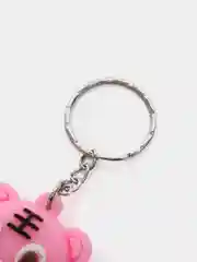Алый новогодний брелок для ключей тигр