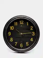 Черный часы настенные "Классика", круг d=29 см, 2 цвета, 2924-001/002