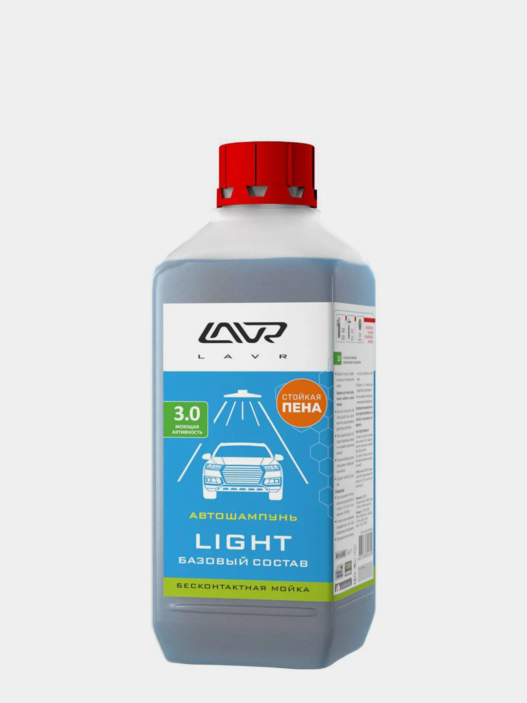 Автошампунь для бесконтактной мойки "LIGHT" базовый состав 3.0 LAVR 1,1 кг