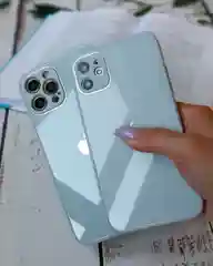 Аметистовый стеклянный чехол накладка Glass Case Apple iPhone айфон 6/7/8 Plus/Xs/Xr/11/12/13 Pro Max