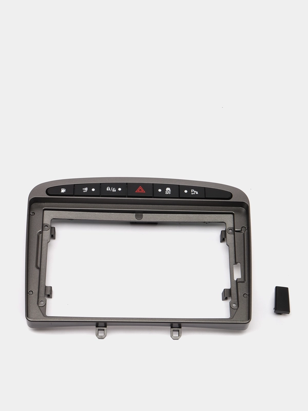 Переходная рамка 2DIN 9 дюймов (22-353) Peugeot (308) 2007-2013, (408) 2011+ серый
