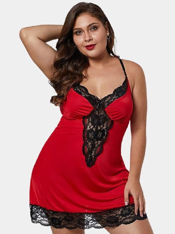 Пеньюар со стрингами, большие размеры Plus Size 46-48-50-52-54-56, разные цвета
