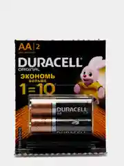 Батарейки 2шт Duracell LR06 Дюрасел АА пальчиковые aa палец
