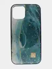 Чехол для iPhone 12/12 Pro Мрамор Бирюзовый