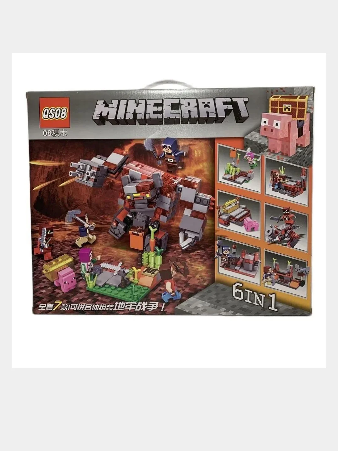 Конструктор Майнкрафт "Битва за красную пыль" Minecraft / 477 деталей