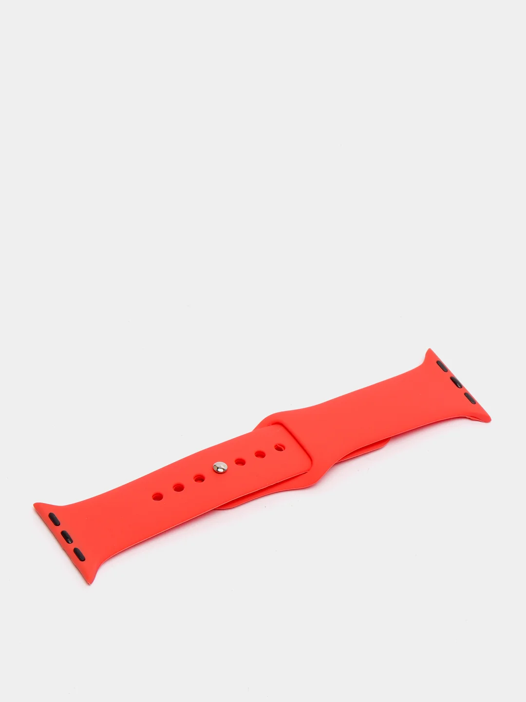 Коралловый силиконовый ремешок для Apple Watch 4, 5, 6, 7, 8, SE на 38/42/40/44/41/45