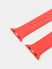 Коралловый силиконовый ремешок для Apple Watch 4, 5, 6, 7, 8, SE на 38/42/40/44/41/45