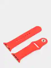 Коралловый силиконовый ремешок для Apple Watch 4, 5, 6, 7, 8, SE на 38/42/40/44/41/45
