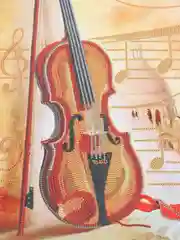 Вышивка бисером "Скрипка"