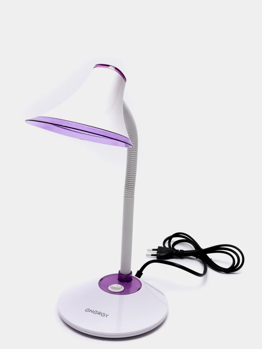 Лампа электрическая настольная ENERGY EN-LED20-2 бело-фиолетовый 366033