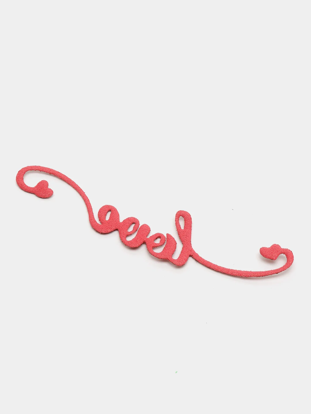 Красный надпись Love для декора и скрапбукинга, 10.3х2.3см