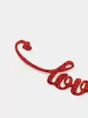 Красный надпись Love для декора и скрапбукинга, 10.3х2.3см
