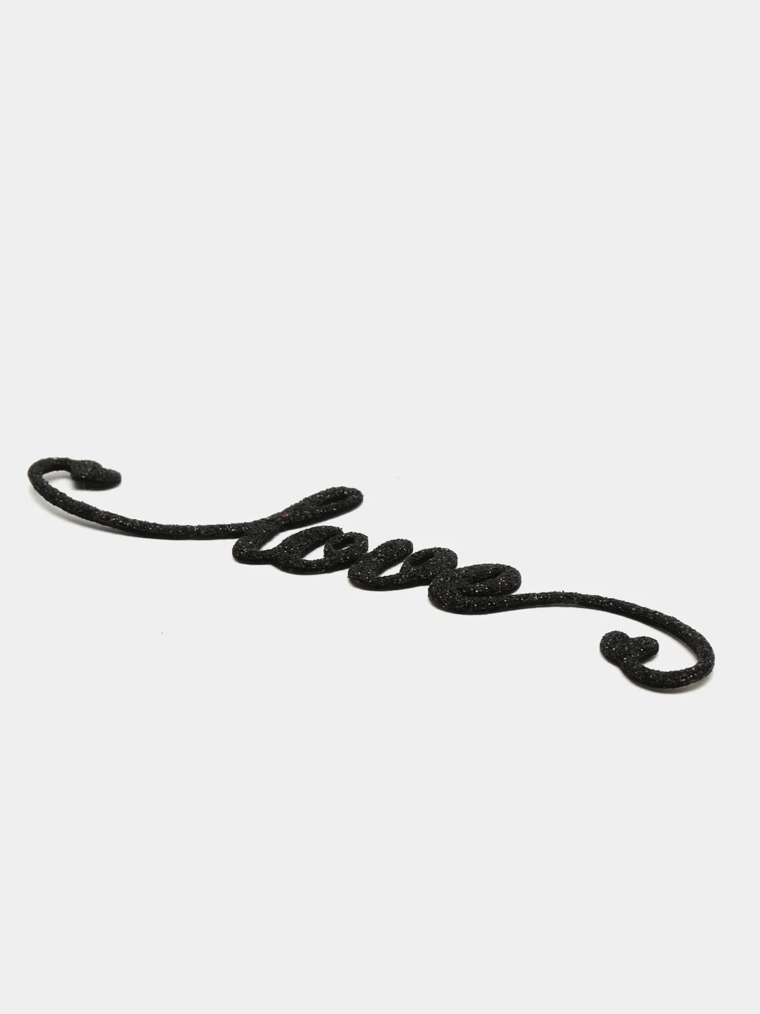 Черный надпись Love для декора и скрапбукинга, 10.3х2.3см