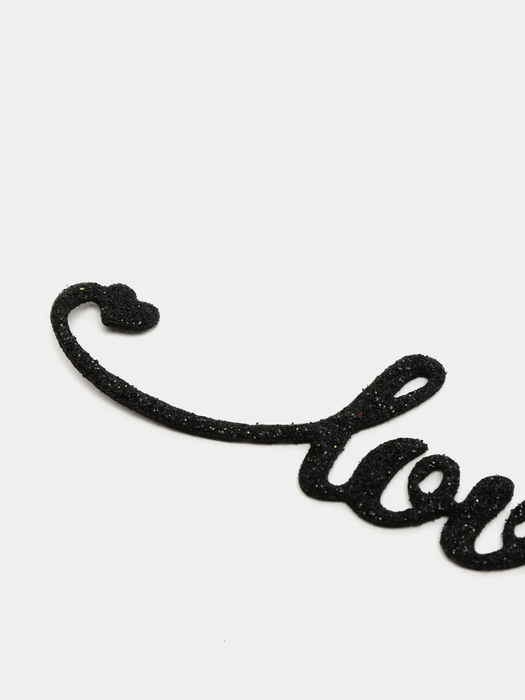 Черный надпись Love для декора и скрапбукинга, 10.3х2.3см