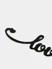 Черный надпись Love для декора и скрапбукинга, 10.3х2.3см