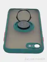 Зеленый чехол противоударный iPhone 7, iPhone 8, SE 2020 с магнитом и кольцом