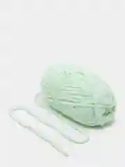 Лайм пряжа плюшевая Alize Velluto, 100% микрополиэстер, 100 г, 68 м