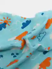 Синий слюнявчик, нагрудник