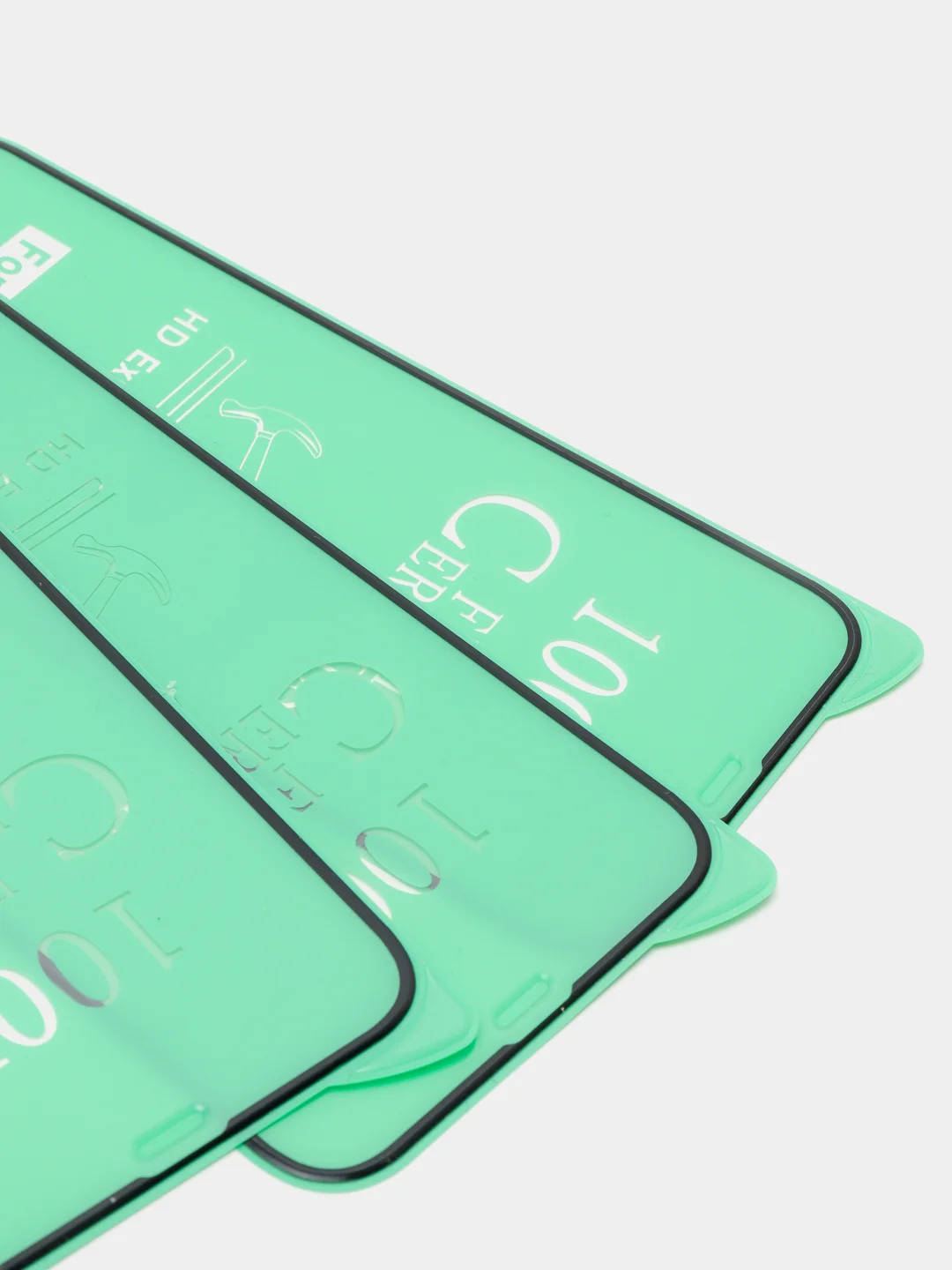Защитное стекло для iPhone 12/12 Pro, керамическое, 3 штуки