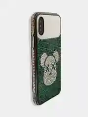 Зеленый чехол с блестками и зеркалом для iphone 6 6s 7/8 7+ 8 plus xs xr xs max 11 pro max 11 про