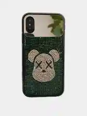 Зеленый чехол с блестками и зеркалом для iphone 6 6s 7/8 7+ 8 plus xs xr xs max 11 pro max 11 про