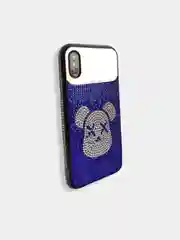 Синий чехол с блестками и зеркалом для iphone 6 6s 7/8 7+ 8 plus xs xr xs max 11 pro max 11 про