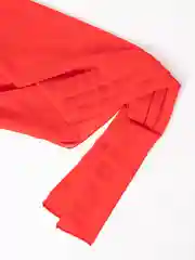 Красный платок мусульманский /Хиджаб/Платок шифоновый /Платок на никах/Готовый платок/Тюрбан/ADEMI