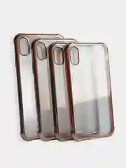 Бежевый чехол накладка на айфон с кантом для iphone xs max
